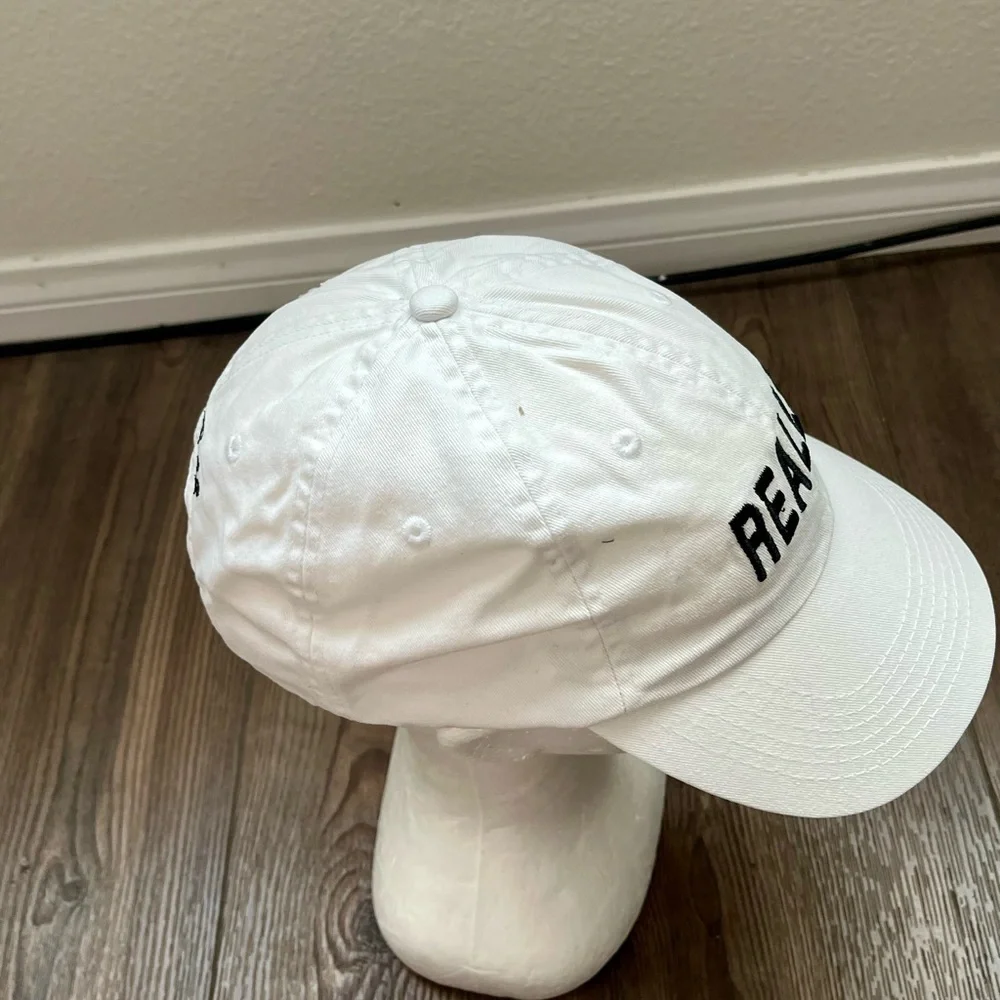 White Cap with Black Embroidery - Picture 6 of 8